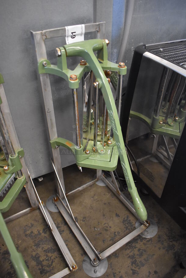 Metal Commercial Countertop French Fry Cutter on Frame. 12x15x26 - Image 1 of 4