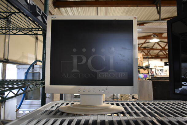5 Computer Monitors; Acer AL1716W A, Acer V2223W, Dell 1905FP, NEC ASLCD92VX-BK and Acer AL1715. 5 Times Your Bid! - Image 10 of 11