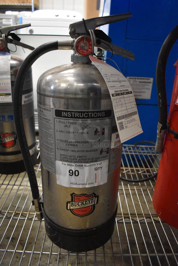 Buckeye Wet Chemical Fire Extinguisher. Buyer Must Pick Up - We Will Not Ship This Item. 10x7x18.5