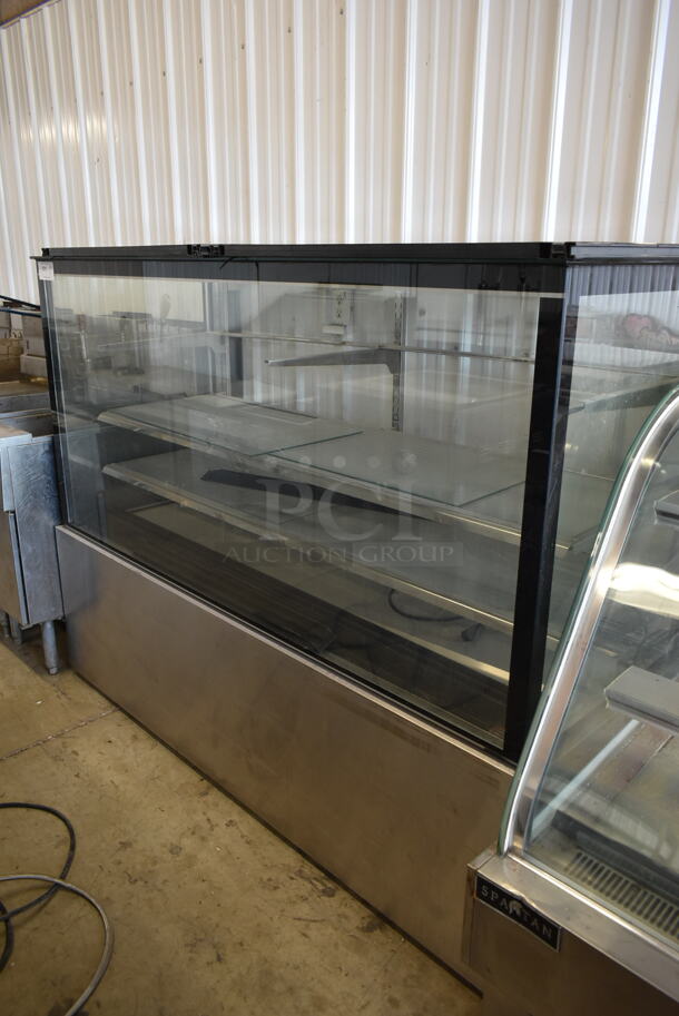 CD1800-3-HC Stainless Steel Commercial Floor Style Deli Display Case Merchandiser. Tested and Powers On But Does Not Get Cold - Image 1 of 6