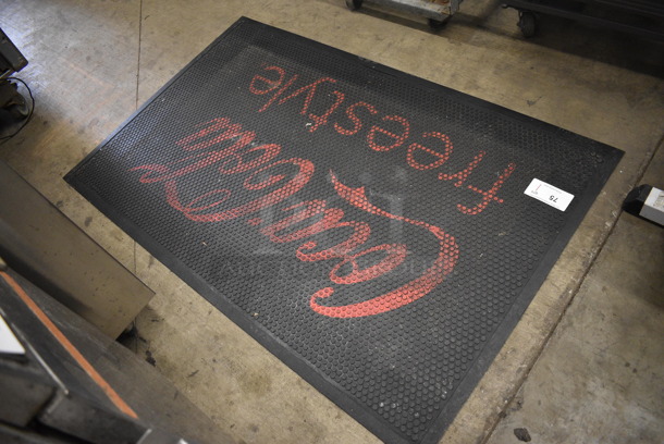 Coca Cola Freestyle Black Floor Mat. 55x34 - Image 3 of 3