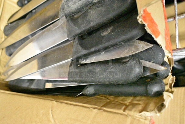 50 SHARPENED Stainless Steel Knives Including Chef Knives. 50 Times Your Bid!  - Image 8 of 8