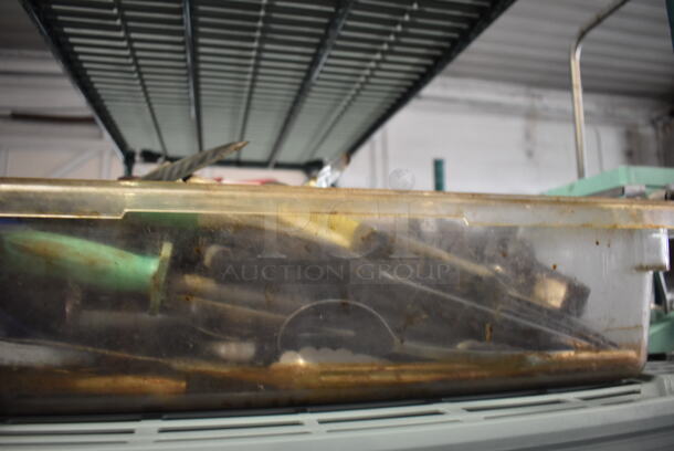 ALL ONE MONEY! Lot of Various Utensils Including Knives and Ladles in Clear Poly Bin - Image 3 of 5