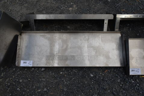Stainless Steel Wall Mount Shelf.