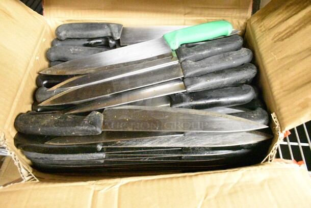 50 SHARPENED Stainless Steel Knives Including Chef Knives. 50 Times Your Bid!  - Image 3 of 4