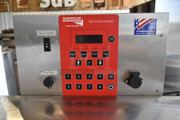 2020 CookShack SM160 Stainless Steel Commercial Floor Style Electric Powered Smoker on Commercial Casters. 110 Volts, 1 Phase. Tested and Working! - Image 3 of 7