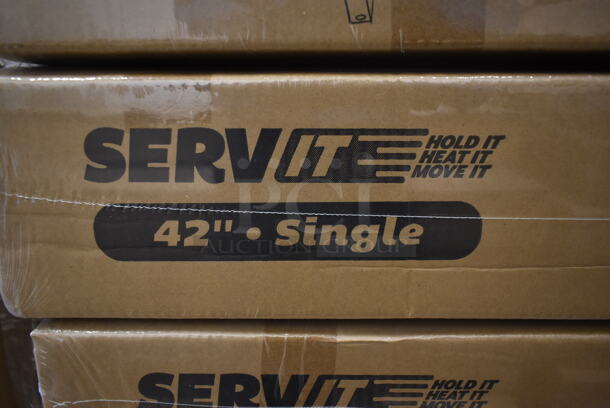 PALLET LOT of 41 BRAND NEW SCRATCH AND DENT! ServIt 423SWI42 Stainless Steel Commercial 42" High Wattage Strip Warmer with Infinite Controls. Stock Picture Used as Gallery. 41 Times Your Bid! - Image 3 of 6