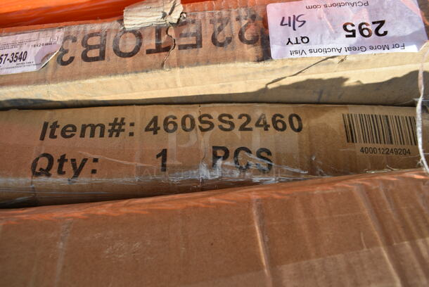 BRAND NEW SCRATCH AND DENT! Regency 460SS2460 Spec Line 24" x 60" NSF Stainless Steel Solid Shelf - Image 2 of 3