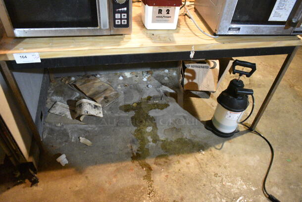 Table w/ Chair. No Contents. (basement)  - Image 4 of 4