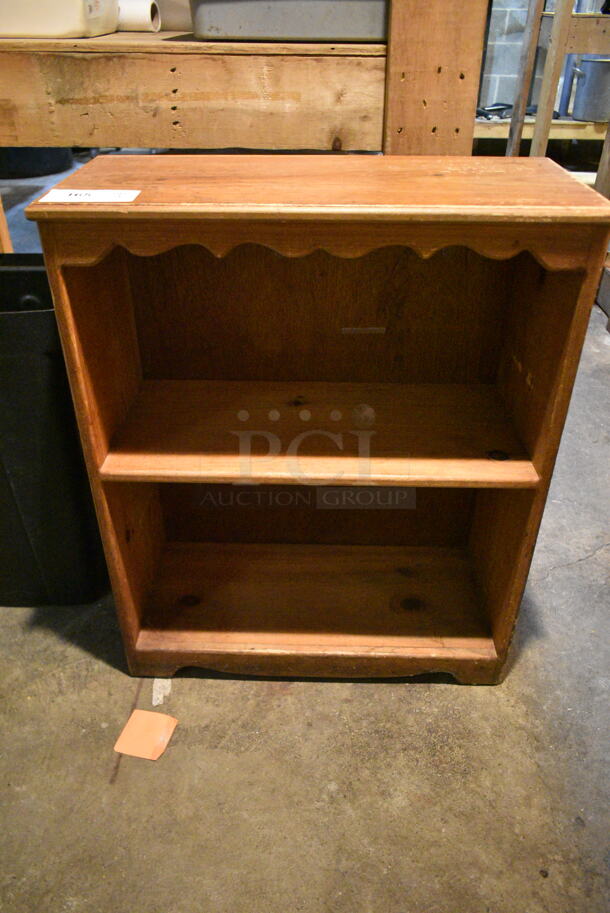 Wooden Bookshelf. (basement)  - Image 1 of 6