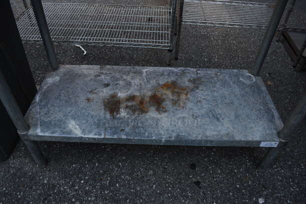 Stainless Steel Table w/ Metal Under Shelf. 48x24x34 - Image 3 of 4