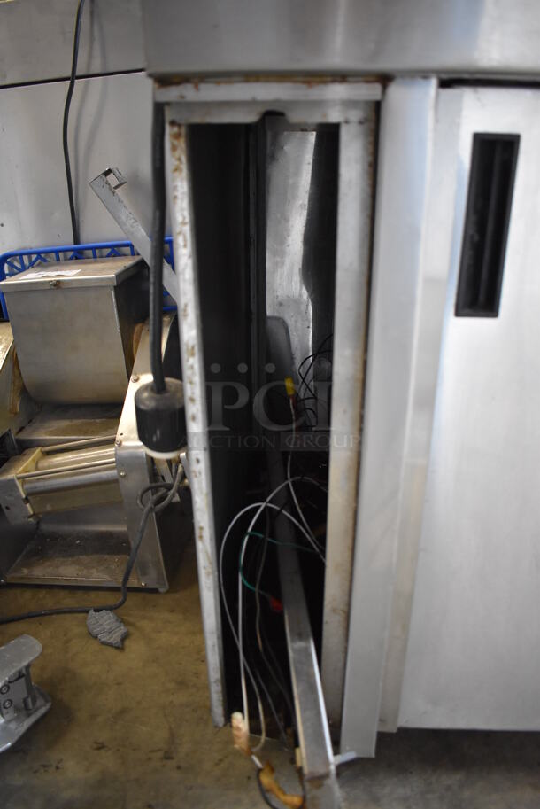 Stainless Steel Commercial Table w/ 3 Over Shelves, 3 Warming Strips, 2 Doors and Under Shelf. 48x30x82 - Image 4 of 12