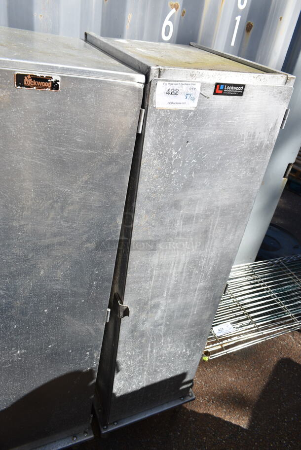 Lockwood Metal Enclosed Pan Rack.  - Image 1 of 3