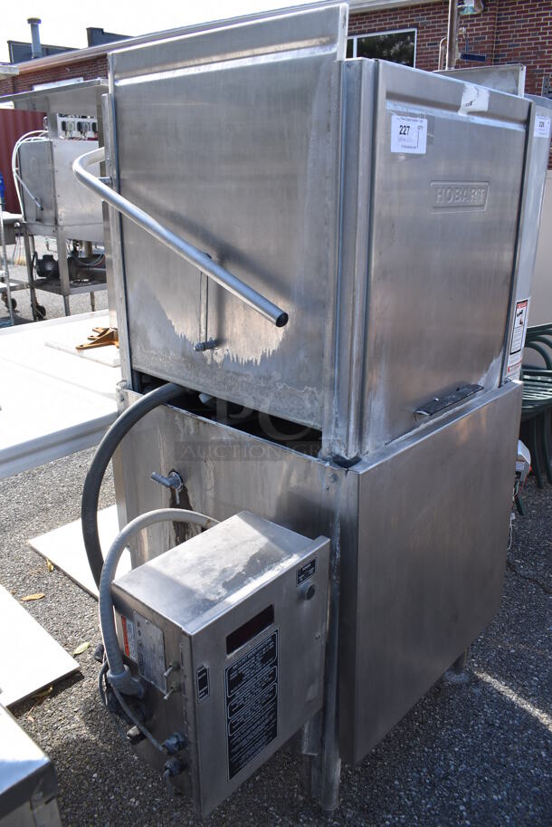 Hobart AM14 Stainless Steel Commercial Straight Pass Through Dishwasher. 208 Volts, 3 Phase. 43x29x65 - Image 4 of 12