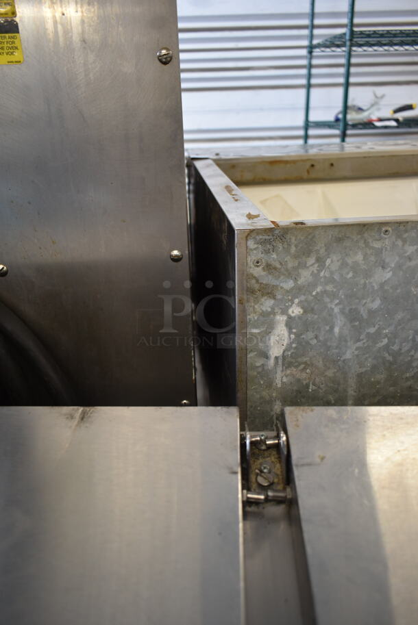 Metal Commercial Ice Bin w/ Poly Flap Lid.  - Image 7 of 7