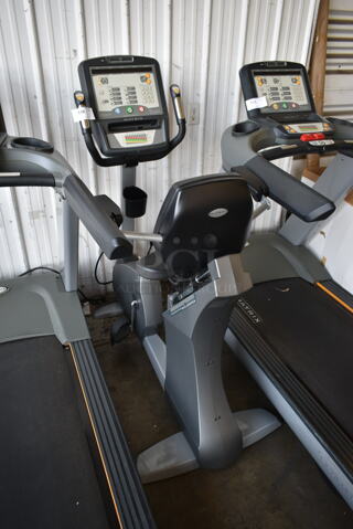 Matrix Commercial Floor Style Stationary Exercise Bicycle. Cannot Test Due TO Missing Power Cord