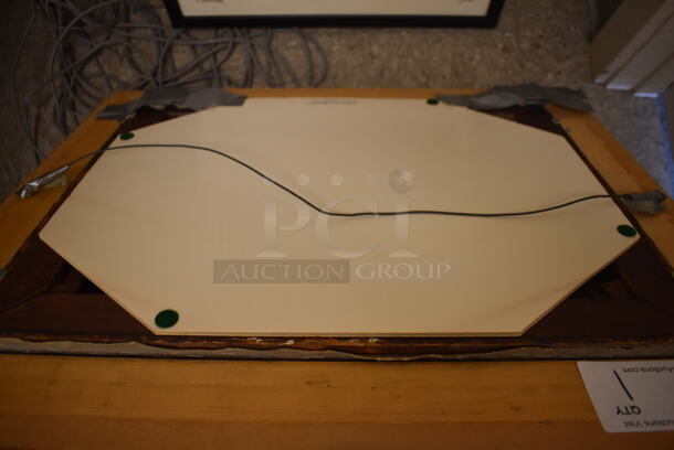 Framed Canvas Painting of Wine Bottle w/ Fruits on Table by J Weaver. Signed 1921 on the Top Right. From Art Dealer Ed Mero! - Image 6 of 7