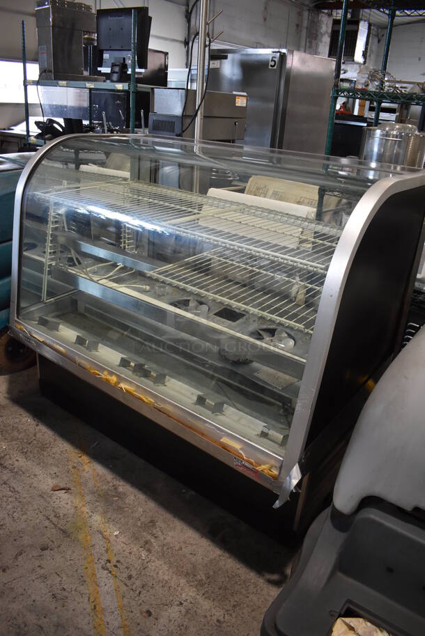 Metal Commercial Floor Style Deli Display Case Merchandiser. Cannot Test Due To Cut Power Cord