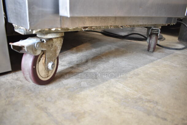 Leader NSFB27S/C Stainless Steel Commercial Single Door Undercounter Cooler on Commercial Casters. 115 Volts, 1 Phase. Tested and Working! - Image 3 of 5