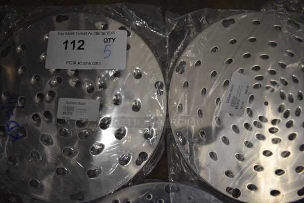 5 BRAND NEW! Metal Pelican Head Grating Blades; KD-3/16, KD-1/2, Two KD-5/16, KD-GD. 9.25x9.25. 5 Times Your Bid! - Image 5 of 10