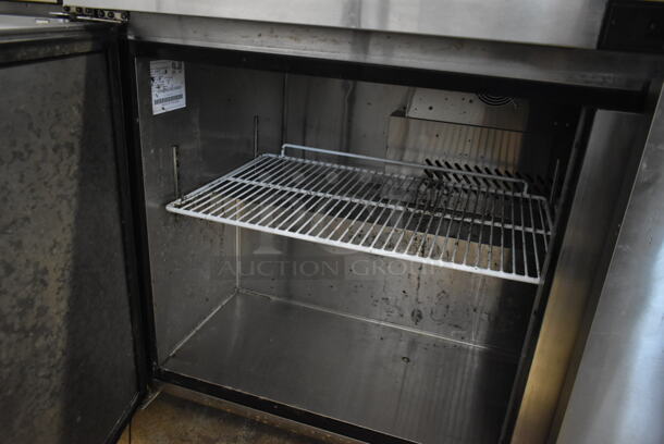 2020 Atosa MGF8403GR Stainless Steel Commercial Undercounter 2 Door Cooler on Commercial Casters. 115 Volts, 1 Phase. Tested and Working! - Image 5 of 7