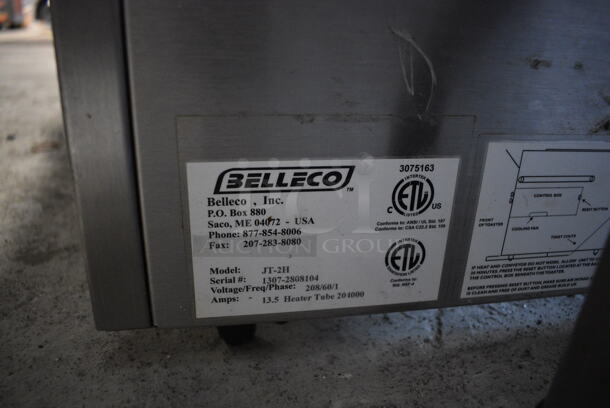 Belleco Model JT-2H Stainless Steel Commercial Countertop Conveyor Toaster Oven. 120 Volts, 1 Phase. 14x18x15. Cannot Test Due To Plug Style - Image 5 of 5