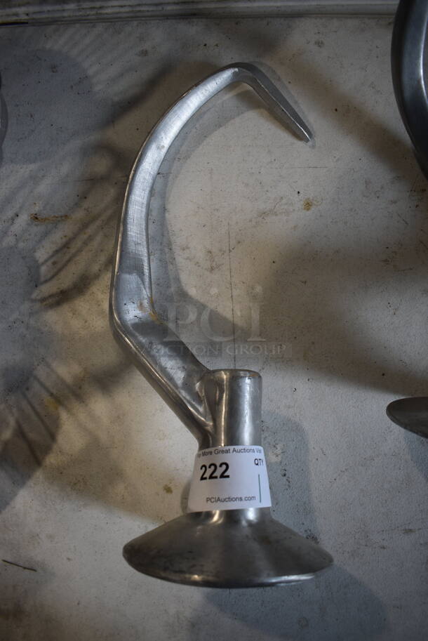 Metal Commercial Dough Hook Attachment for Hobart Mixer. 9x9x20 - Image 1 of 3
