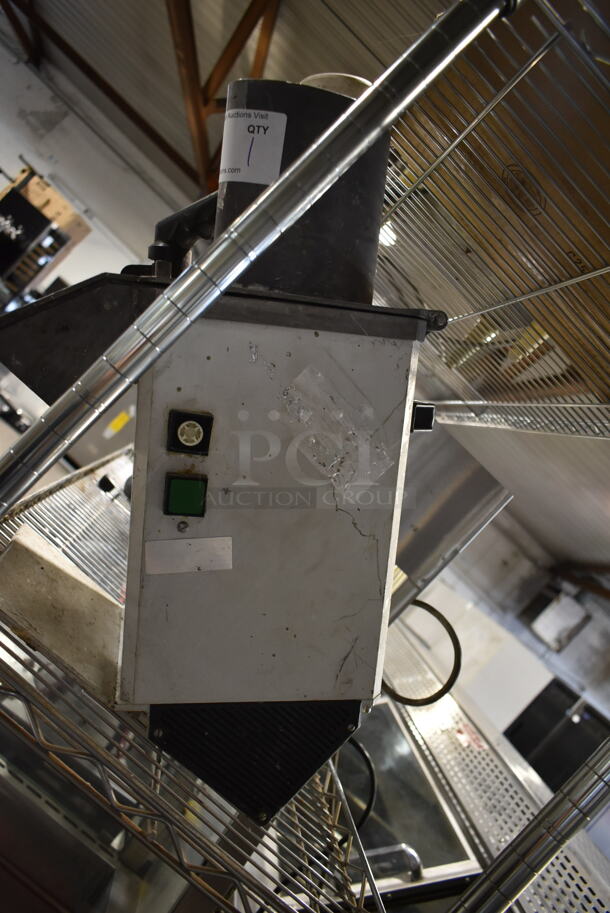 Hobart SEO Metal Commercial Countertop Food Processor w/ Blade. 115 Volts, 1 Phase. Tested and Powers On But Parts Do Not Move  - Image 5 of 7