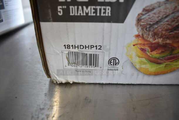 BRAND NEW SCRATCH AND DENT! Garde 181HDHP12 Metal Commercial Countertop Hamburger Patty Molding Press. - Image 3 of 4