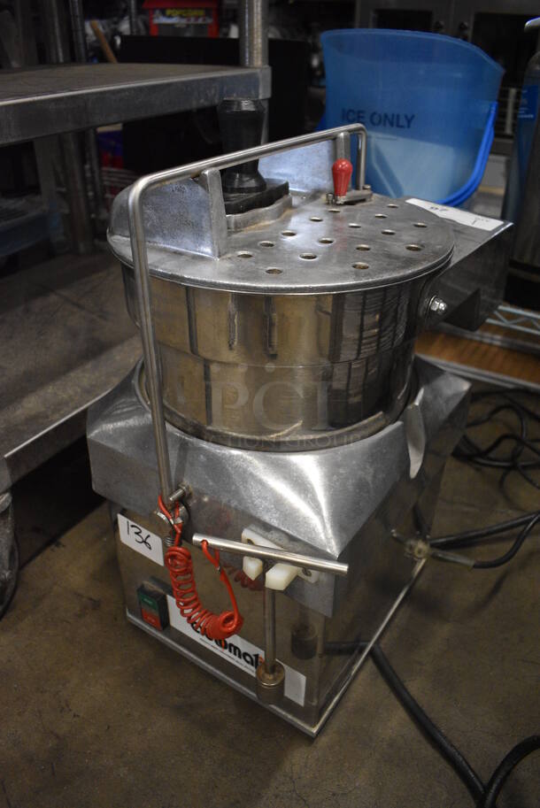 Model MJ Stainless Steel Commercial Countertop Automatic Juicer. 13x19x21. Tested and Working! - Image 2 of 6