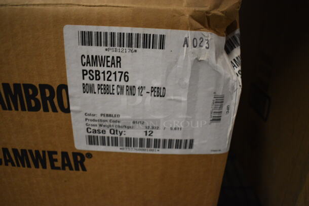 12 BRAND NEW IN BOX! Cambro Clear Poly Bowls. 12.5x12.5x3.5. 12 Times Your Bid! - Image 4 of 4