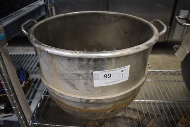 Metal Commercial Mixing Bowl. 19.5x17x14.5