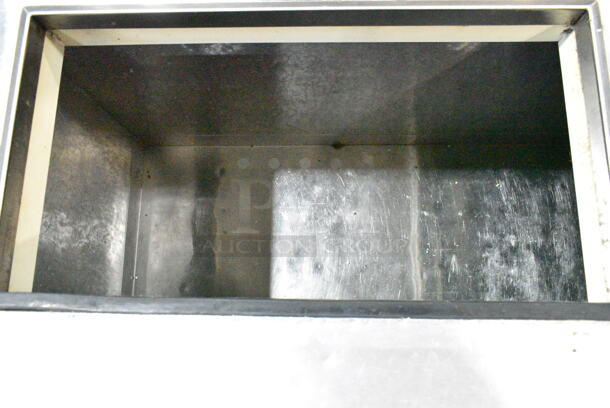 C Nelson BD-8RB Stainless Steel Commercial Chest Freezer w/ 2 Center Hinge Lids on Commercial Casters. 115 Volts, 1 Phase. Tested and Powers On But Does Not Get Cold - Image 5 of 7