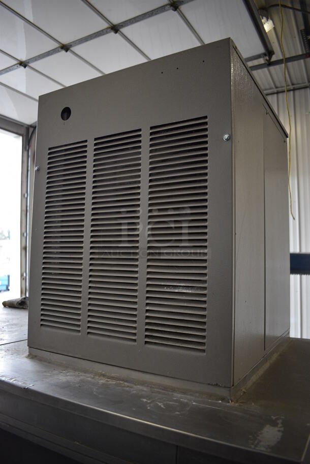 Scotsman Model FME1200AE-3A Stainless Steel Commercial Ice Machine Head on Follett Stainless Steel Commercial Ice Bin. 208/230 Volts, 3 Phase. 60x40x87 - Image 3 of 8