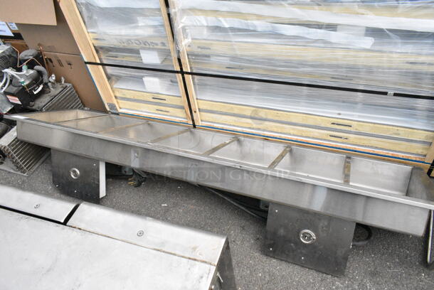 Stainless Steel Commercial Drop In Steam Table.  - Image 2 of 9