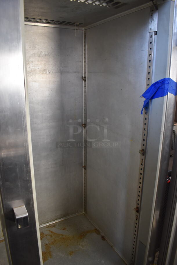Victory RSA-2D-S7 Stainless Steel Commercial 2 Door Reach In Cooler on Commercial Casters. 115 Volts, 1 Phase. 52x36x83. Tested and Powers On But Does Not Get Cold - Image 9 of 9