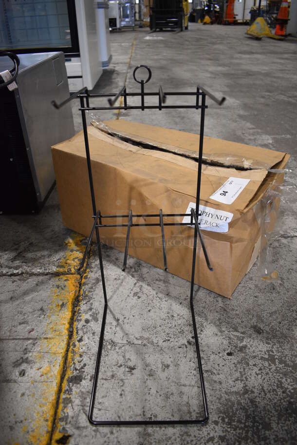 BRAND NEW IN BOX! Black Metal Countertop Rack. 8x12x22