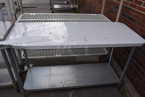Mix Rite MRTW-2460 Stainless Steel Table w/ Under Shelf. 60x24x34