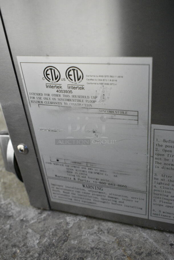 Cook Rite Stainless Steel Commercial Natural Gas Powered Cheese Melter. - Image 7 of 7