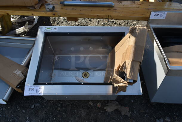 BRAND NEW SCRATCH AND DENT! Regency 600DIB1824 Stainless Steel Commercial Drop In Ice Bin. - Image 1 of 4