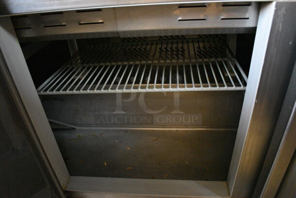 Migali G3-SP72-18 Stainless Steel Commercial Sandwich Salad Prep Table Bain Marie Mega Top on Commercial Casters. 115 Volts, 1 Phase. 72x30x44. Tested and Working! - Image 5 of 7