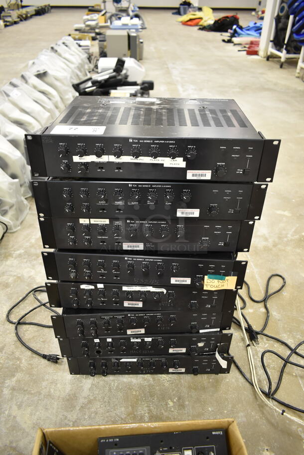 8 TOA A-912MK2 900 Series II Amplifiers. 8 Times Your Bid! (Main Building)
