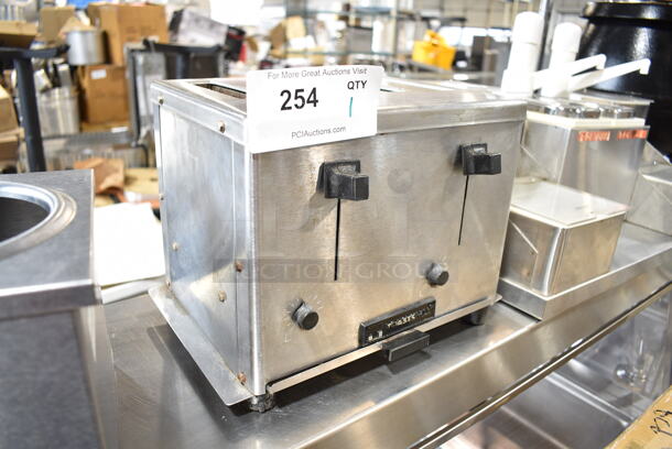 Toastswell BTM4WS-L Stainless Steel Commercial Countertop 2 Slot Toaster. 120 Volts, 1 Phase.  - Image 2 of 4