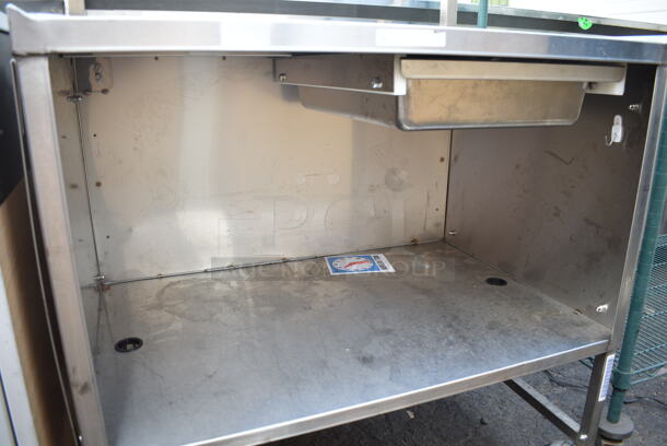 Stainless Steel Cart w/ Drawer and Under Shelf on Commercial Casters.  - Image 3 of 6