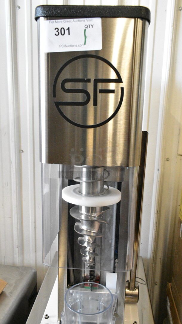 BRAND NEW! 2022 Swirl Freeze D Stainless Steel Commercial Floor Style Ice Cream Drilling Mixing Machine on Slim Equipment Stand. 120 Volts, 1 Phase. Tested and Working! - Image 3 of 12