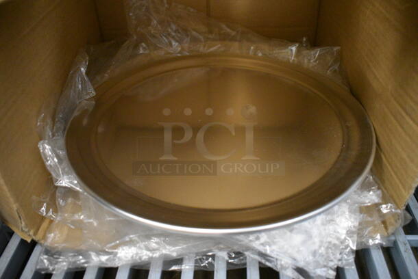 11 BRAND NEW IN BOX! Metal Pizza Pans. 11x11. 11 Times Your Bid!