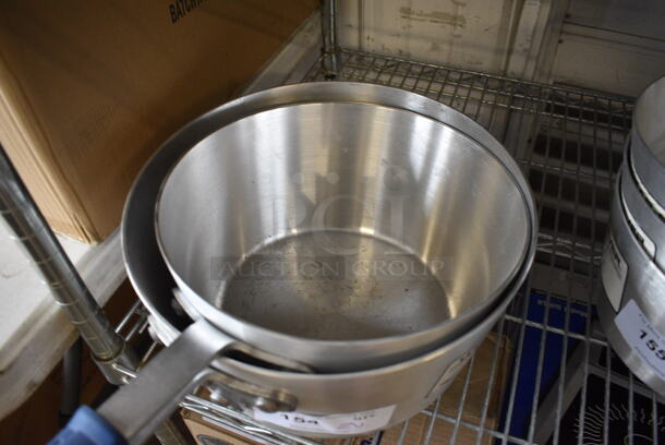 2 Various BRAND NEW! Vollrath Stainless Steel Sauce Pans. 22x12x6, 20.5x10.5x5.5. 2 Times Your Bid! - Image 3 of 3