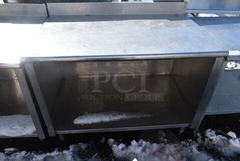 Stainless Steel Commercial Table w/ Under Shelf.