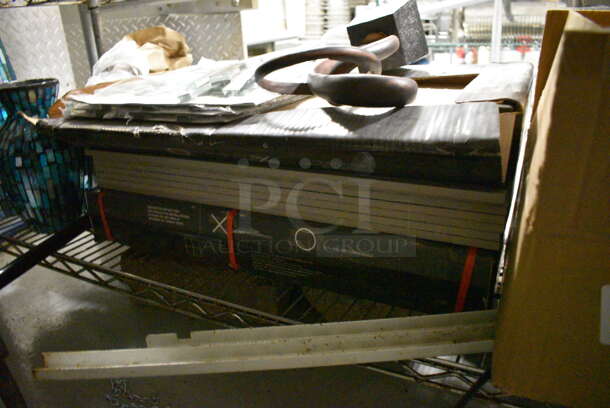 ALL ONE MONEY! Tier Lot of Various Items Including Small Clipboards and Tile. BUYER MUST REMOVE. (kitchen) - Image 4 of 5