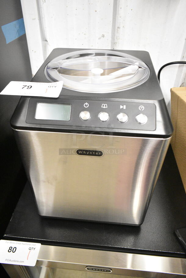 BRAND NEW SCRATCH AND DENT! Whynter ICM-201SB 2.1 Quart Countertop Automatic Ice Cream Maker. 115 Volts, 1 Phase. Tested and Working! - Image 2 of 8